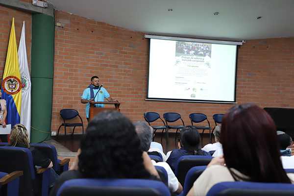 Jamis Valle, presidente de Asoituanguinos. Foto Unimedios Medellín.