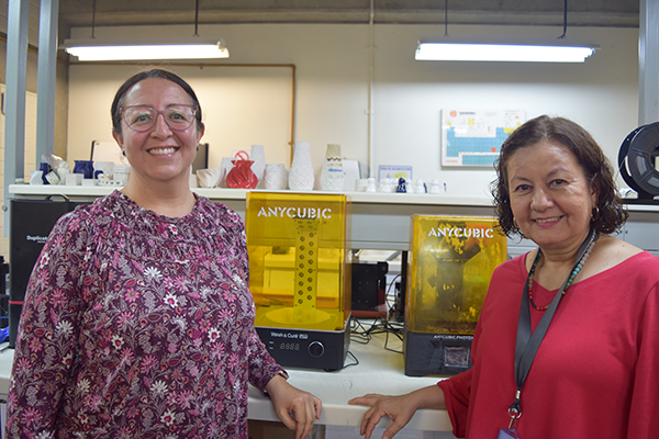 Docentes investigadoras Claudia Patricia Ossa Orozco (UdeA) y Claudia Patricia García García (UNAL). Foto cortesía