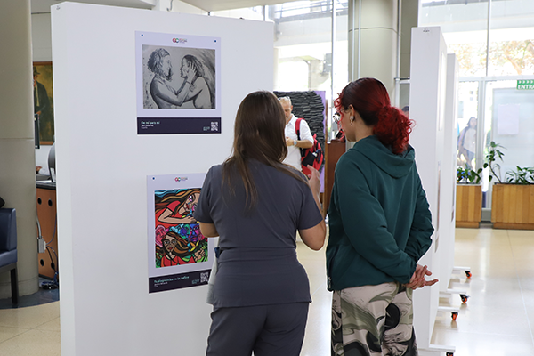 Hasta el 30 de abril se podrá visitar la exposición. Foto Unimedios Medellín.