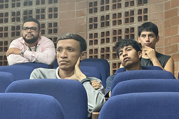 La conversación Diálogos UNAL tuvo lugar este 14 de mayo en el Auditorio Gerardo Molina del Campus El Volador de la Sede Medellín. Foto Unimedios.