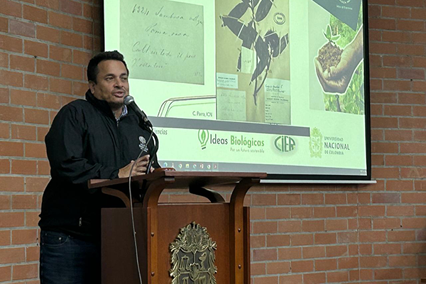 El evento contó con la participación de conferencistas de entidades como el Jardín Botánico de Medellín y las corporaciones autónomas regionales. Foto de Unimedios.
