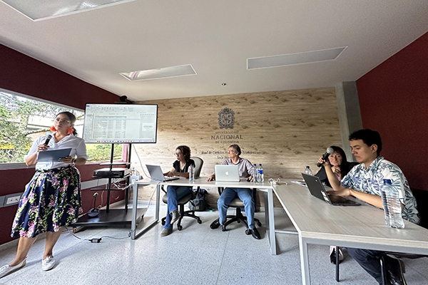 La conversación reunió a expertos de Brasil, Argentina y Colombia. Foto de Unimedios.