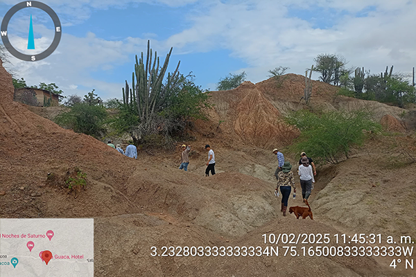 El desierto de la Tatacoa se encuentra ubicado en el departamento del Huila. Foto cortesía.