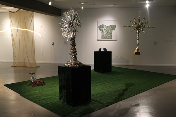 "Devociones encarnizadas", por Majé. Foto cortesía Oficina de Comunicaciones Facultad de Arquitectura.