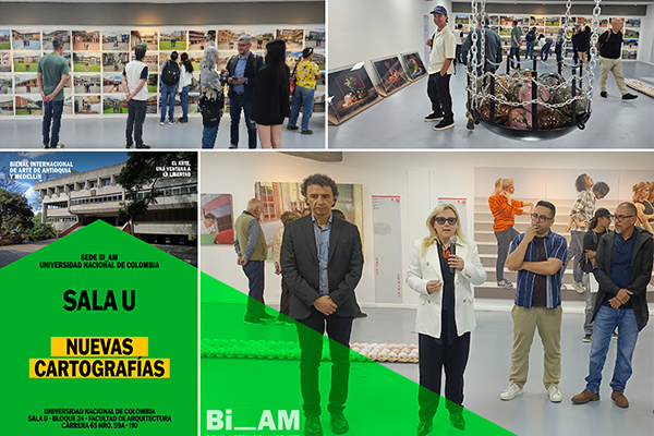 Inauguración de Nuevas Cartografías en Sala U el martes 14 de octubre. Foto Facultad de Arquitectura