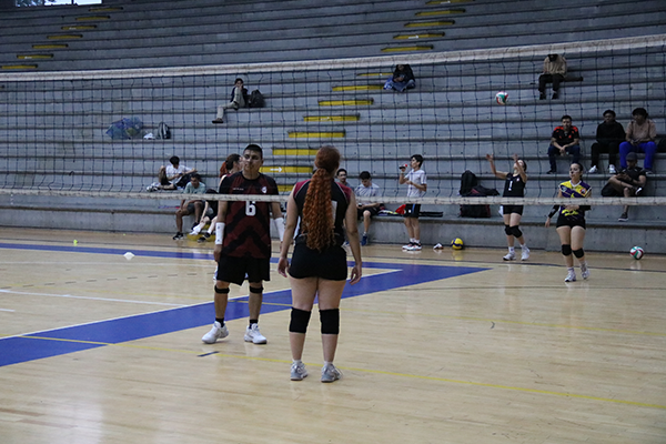 En el polideportivo y en las canchas de la Sede se jugaron partidos de diferentes disciplinas. Foto de Unimedios.