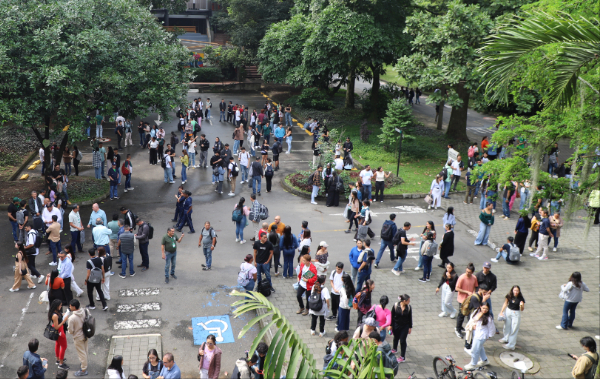 6.500 personas evacuaron hacia los puntos de encuentro determinados. Foto Unimedios